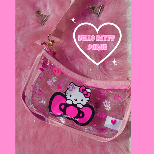 Hello kitty Pink Clear Purse