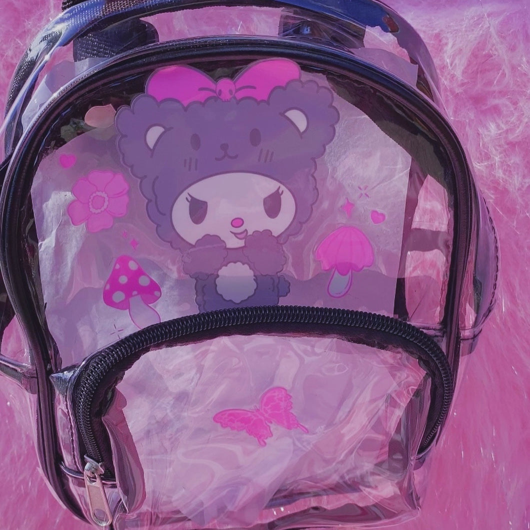 Kuromi Clear Mini Backpack